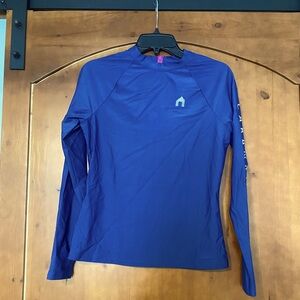 NWT Cabana Life Navy Rash Guard Top Size Medium